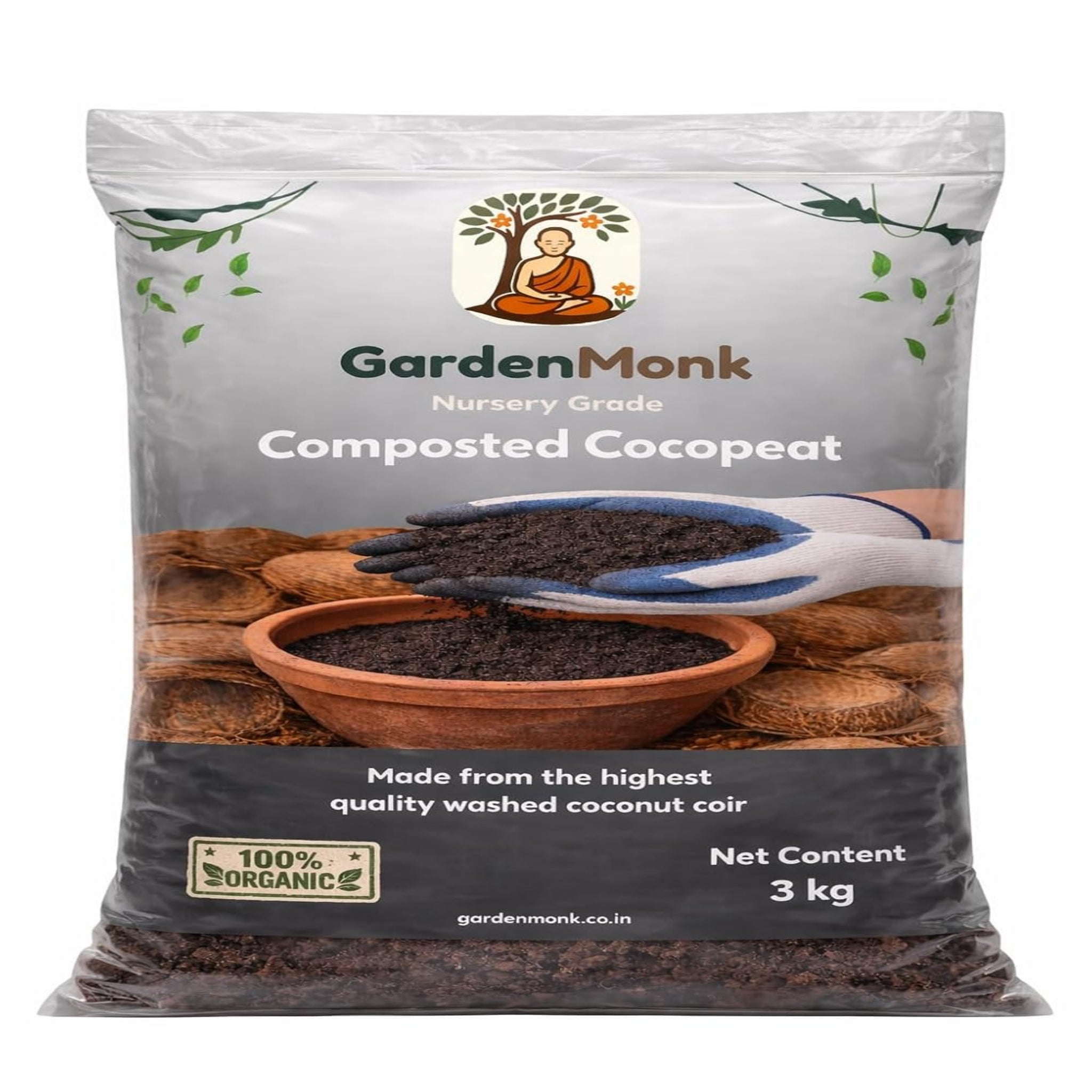 GardenMonk - NurseryGrade Cocopeat
