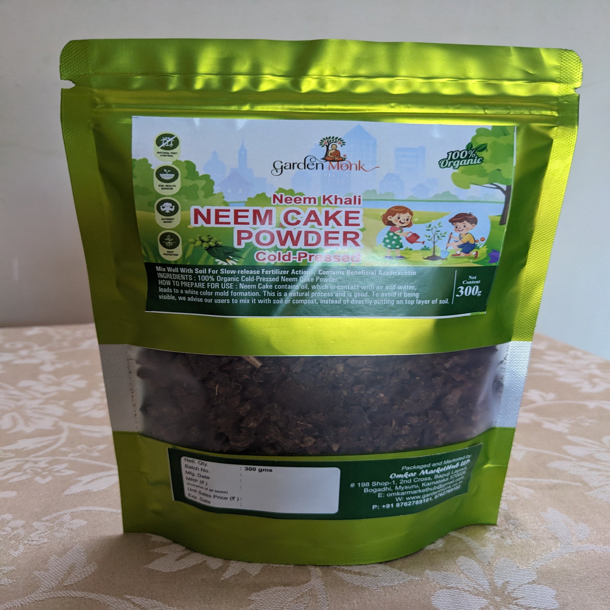 GardenMonk - NeemCake Manure
