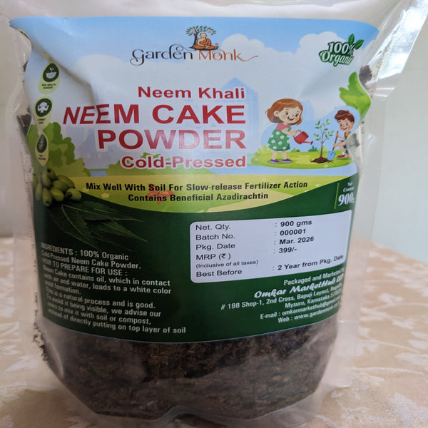 GardenMonk - NeemCake Manure